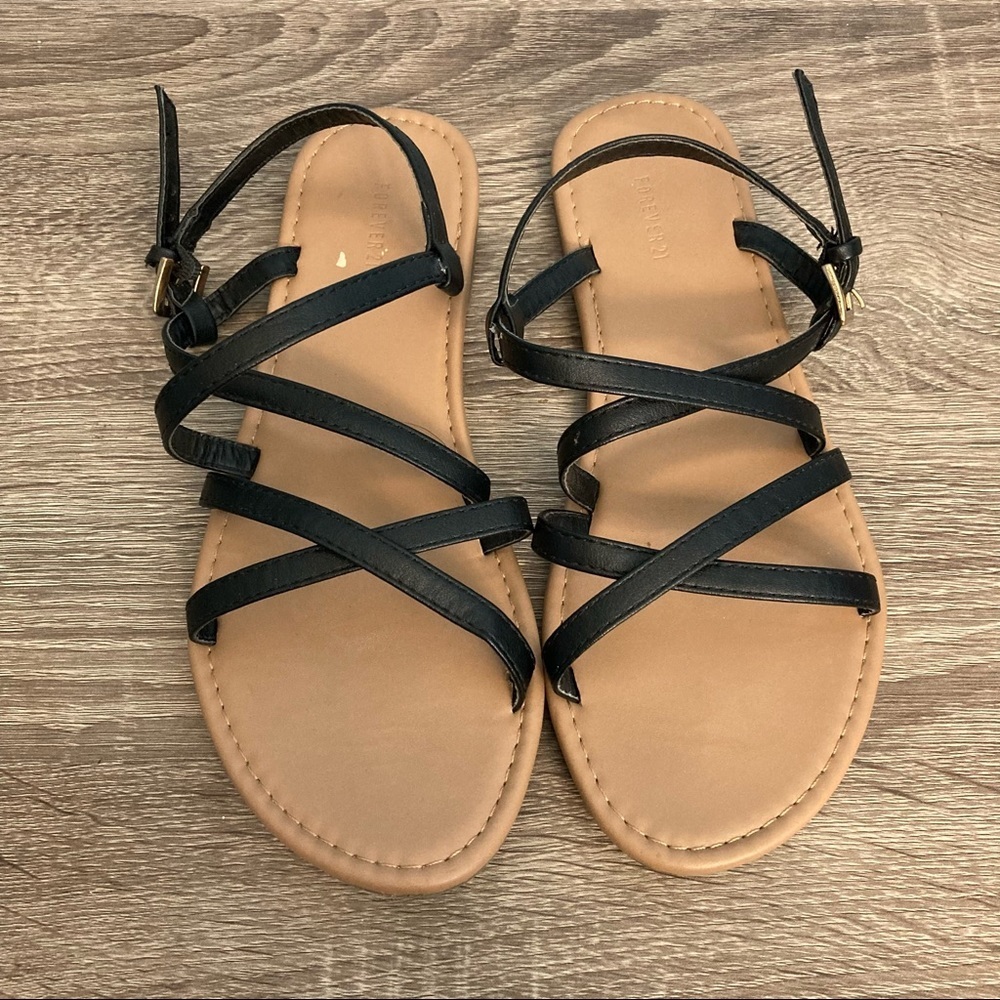Forever 21 Strappy Sandals - 7 or 8 - No label